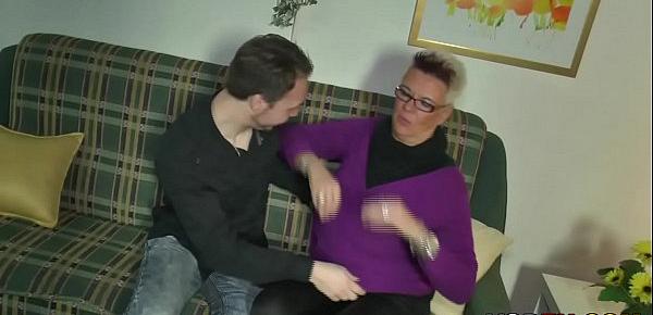 Deutsche Blonde BBW liebt zu ficken